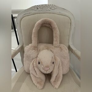 Jellycat NWT Smudge Rabbit Tote Bag Authentic